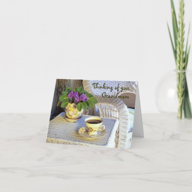 Tarjeta del día de la madre para la abuela (Anverso)