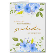 Tarjeta del día de la madre para la abuela