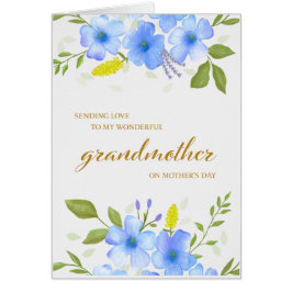 Tarjeta del día de la madre para la abuela