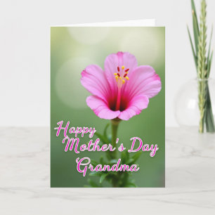 Tarjeta del Día de la Madre para la Abuela Botánic