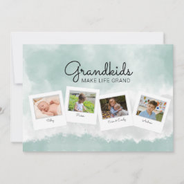 Tarjeta del Día de la Madre para la abuela con col