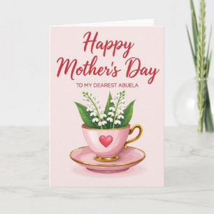 Tarjeta del Día de la Madre para la Abuela más Dul