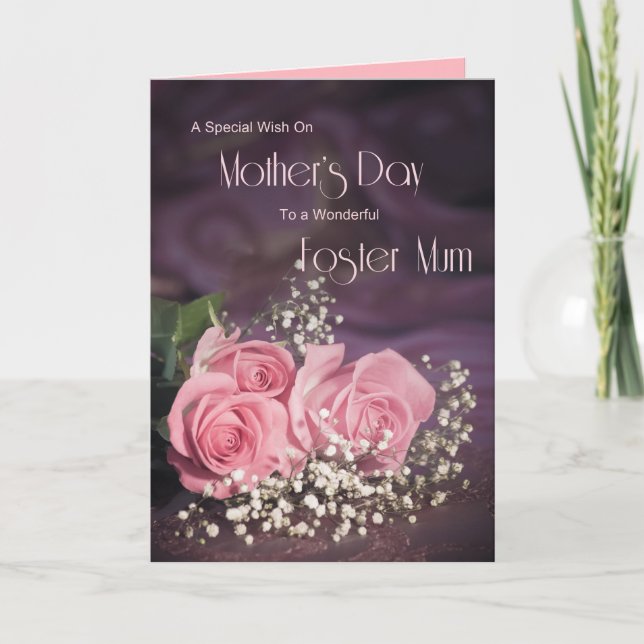 Tarjeta del día de la madre para la madre adoptiva (Anverso)