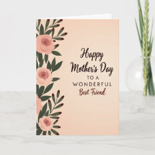 Tarjeta del Día de la Madre para la Mejor Amiga