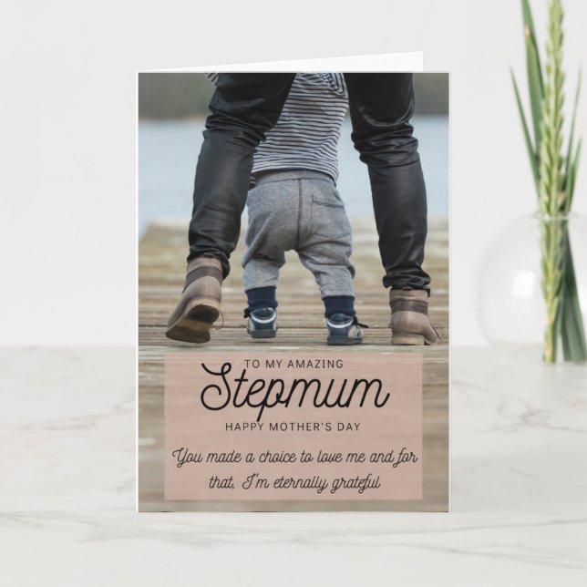 Tarjeta del día de la madre para las madres de pas (Anverso)
