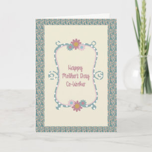 Tarjeta del Día de la Madre para los compañeros de