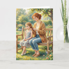 Tarjeta del Día de la Madre para Madre e Hija