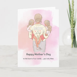 Tarjeta del Día de la Madre para Mamá de Niñas – A