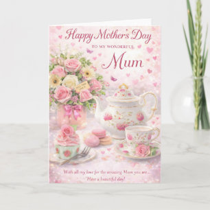 Tarjeta del Día de la Madre para Mamá – Diseño de