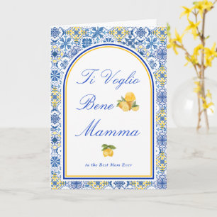 Tarjeta del Día de la Madre para Mamá Italiana Te 