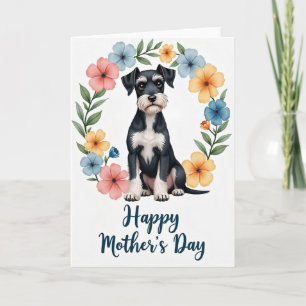 Tarjeta del Día de la Madre para Mamá Perro
