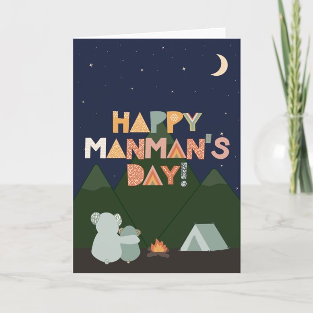 Tarjeta del Día de la Madre para Manman (Anverso)