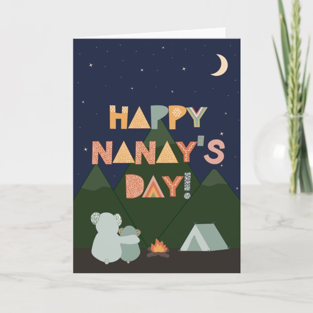 Tarjeta del Día de la Madre para Nanay (Anverso)