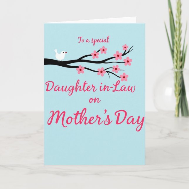 Tarjeta del Día de la Madre para Nuera Querida (Anverso)