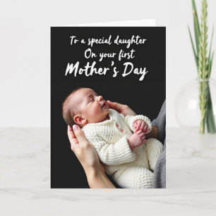 Tarjeta del Día de la Madre para nueva mamá
