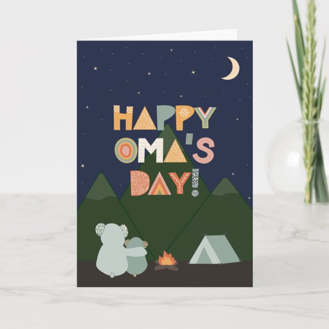 Tarjeta del Día de la Madre para Obama (Anverso)