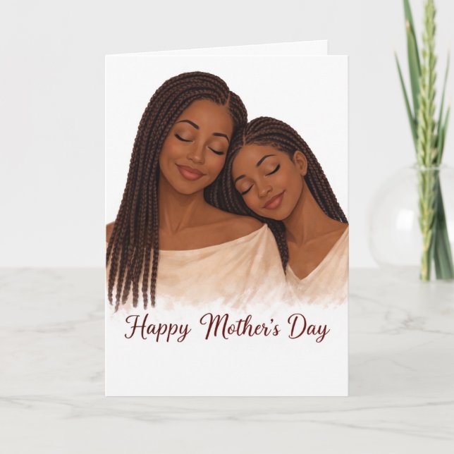 Tarjeta del Día de la Madre para <om (Anverso)