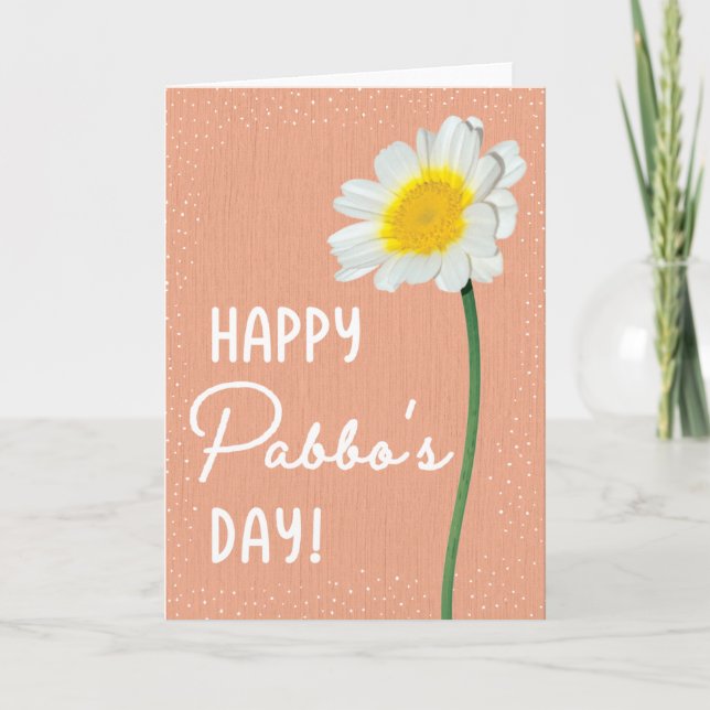 Tarjeta del Día de la Madre para Pabbo (Anverso)