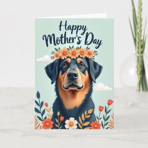 Tarjeta del Día de la Madre para Perro Mate
