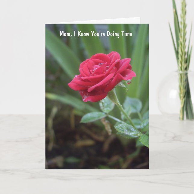 Tarjeta del Día de la Madre para reclusa cristiana (Anverso)