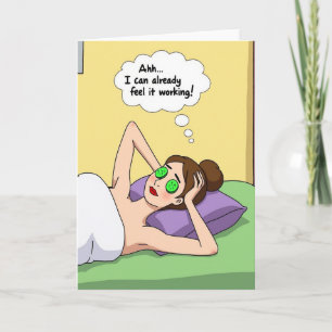 Tarjeta del Día de la Madre para Spa Relajante