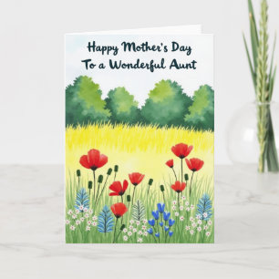 Tarjeta del Día de la Madre para Tías