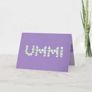 Tarjeta del Día de la Madre para Ummi