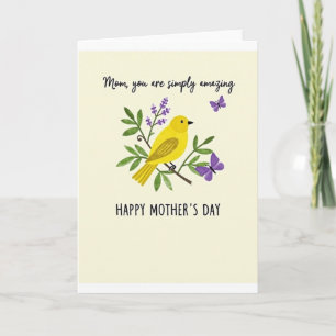Tarjeta del Día de la Madre para una Mamá Increíbl