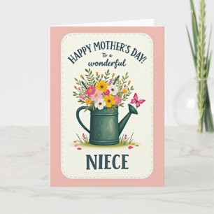Tarjeta del Día de la Madre para una Sobrina Marav
