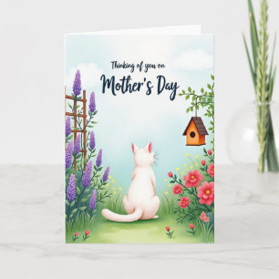 Tarjeta del Día de la Madre Pensamiento Floral par