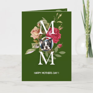 Tarjeta del día de la madre personalizable de Bull