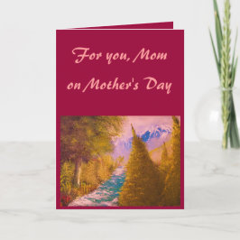 Tarjeta del día de la madre - Personalizada