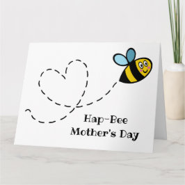 Tarjeta del Día de la Madre personalizada del Abej