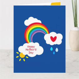 Tarjeta del Día de la Madre personalizada del clim