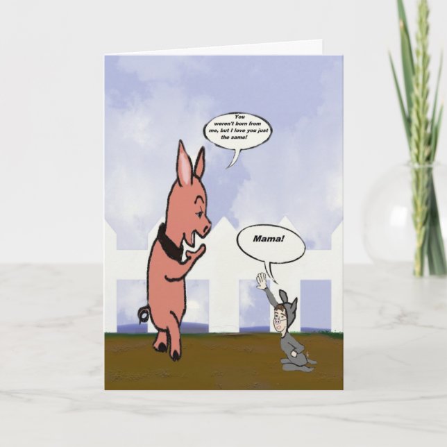 Tarjeta del día de la madre personalizado (Anverso)