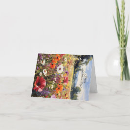 Tarjeta del Día de la Madre personalizado Floral