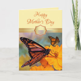Tarjeta del Día de la Madre personalizado Mariposa
