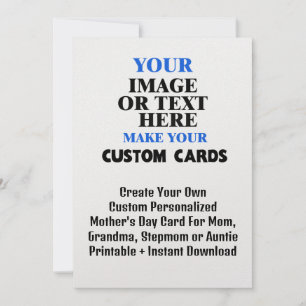 Tarjeta del día de la madre personalizado - Regalo