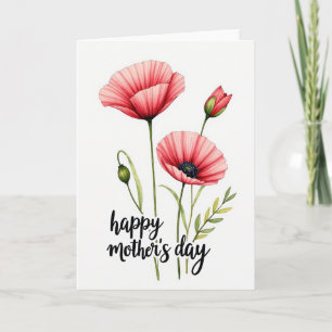 Tarjeta del Día de la Madre Pétalo de Rosa