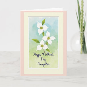 Tarjeta del Día de la Madre Pintada con Pastel