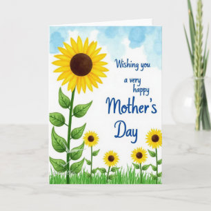 Tarjeta del Día de la Madre Pradera Floral