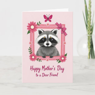 Tarjeta del Día de la Madre Primavera Rosa