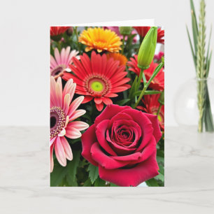 Tarjeta del Día de la Madre Radiant Blooms