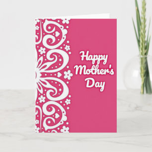 Tarjeta del Día de la Madre Radiante y Eufórica