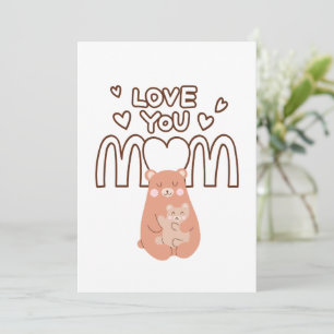 Tarjeta del Día de la Madre, regalo divertido del 