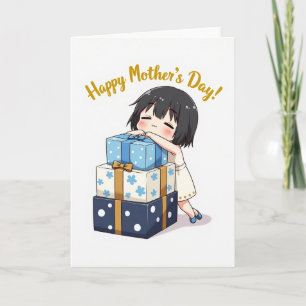 Tarjeta del Día de la Madre Regalos Dulces