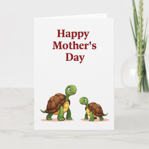 Tarjeta del Día de la Madre Reptil Mate