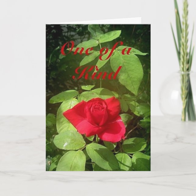 Tarjeta del día de la madre Rosa (Anverso)