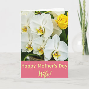 Tarjeta del Día de la Madre Rosa Amarilla