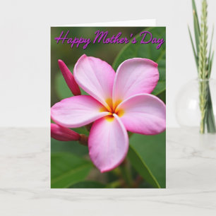 Tarjeta del Día de la Madre Rosa Capullo